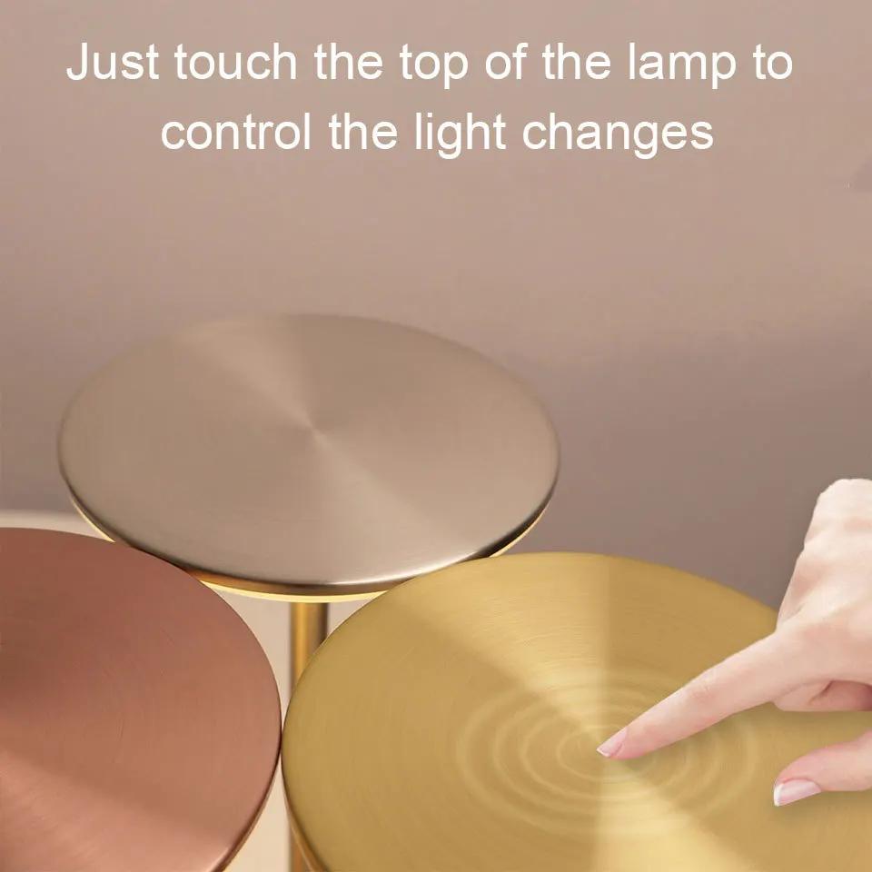 New Chinese table lamp bedroom USB camping atmosphere light indoor bedside LED creativity Gift night light Wireless Touch Lamp