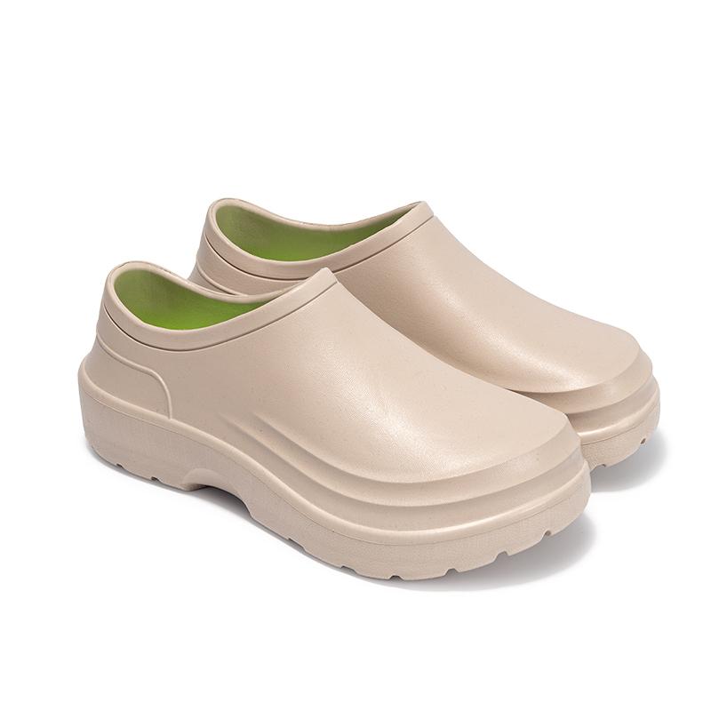 Men Work Chef Shoes Waterproof Oil-proof Kitchen Work Cook Boots Non-slip Ankle Rain Boots Man Hotel Restaurant Safety Footwear