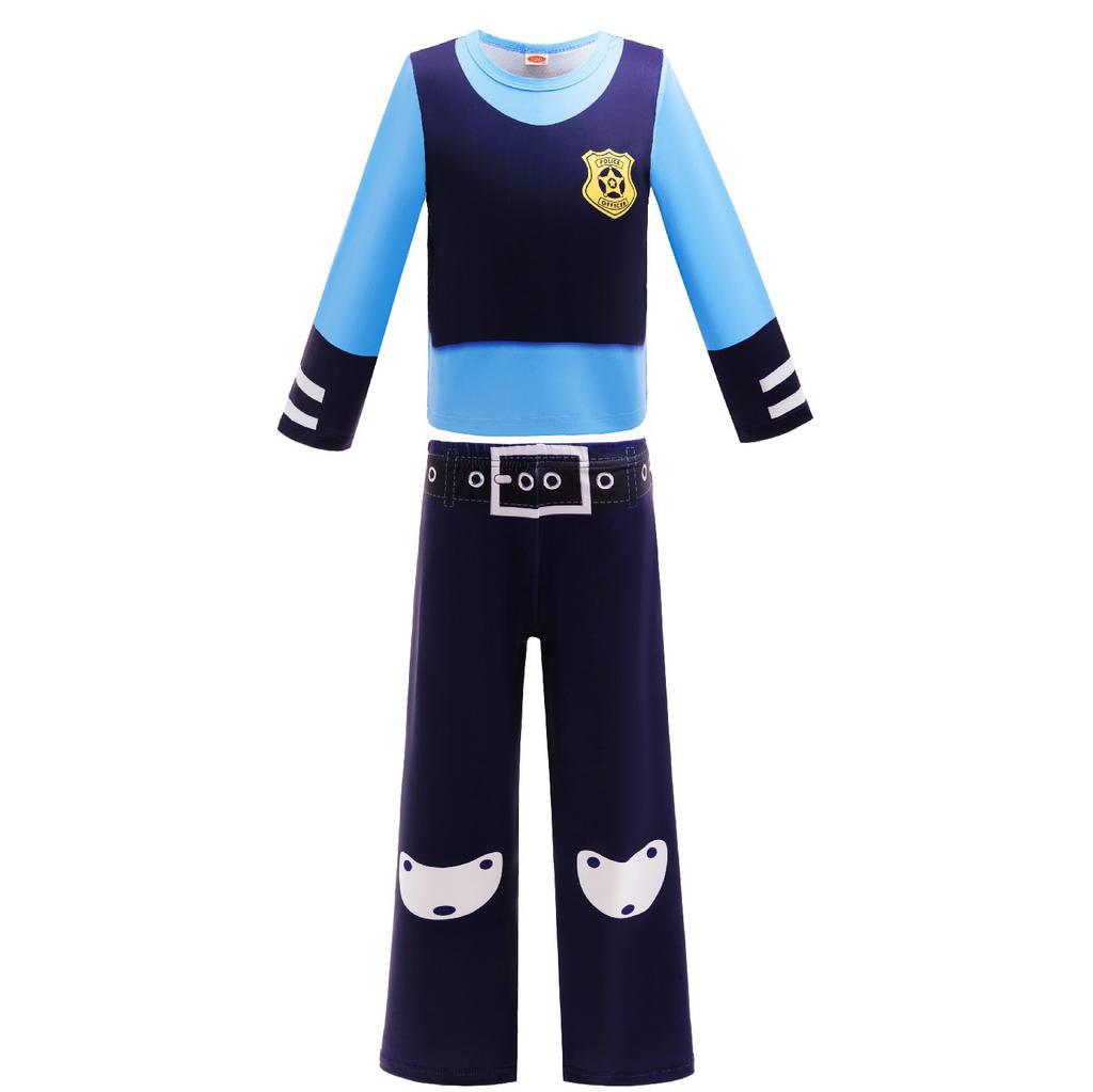 Rabbit Police Cosplay Costume Halloween Fantasy Disguise Outfits Day School Stage Performance Set Birthday gift