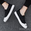 Pantofi de pânză noi de vară pentru bărbați 2024, versiune coreeană de pantofi casual pentru studenți, pantofi de pânză leneși cu un singur pedal, pantofi la modă pentru bărbați