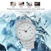 Iced Out Full Diamond Watch for Men Women Luxury Bling Rhinestone Quartz Watch with Date Luminous Hands Waterproof Analog Wrist Watch