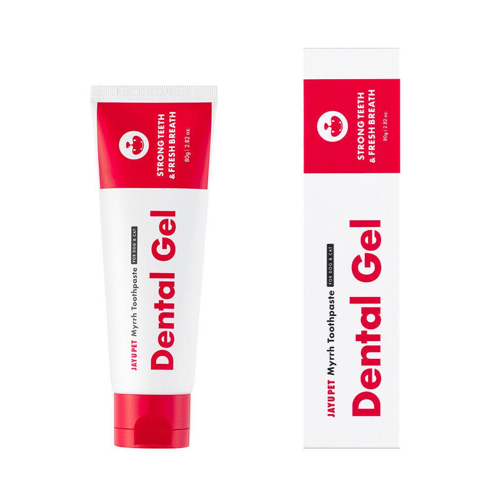 

Зубная паста Jayupet Dental Gel для собак и кошек, освежитель дыхания, 80 г, 2,82 унции