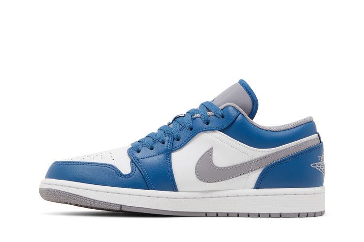 Men's Sneakers Nike Jordan 1 Low True Blue True Blue/Cement Grey/White