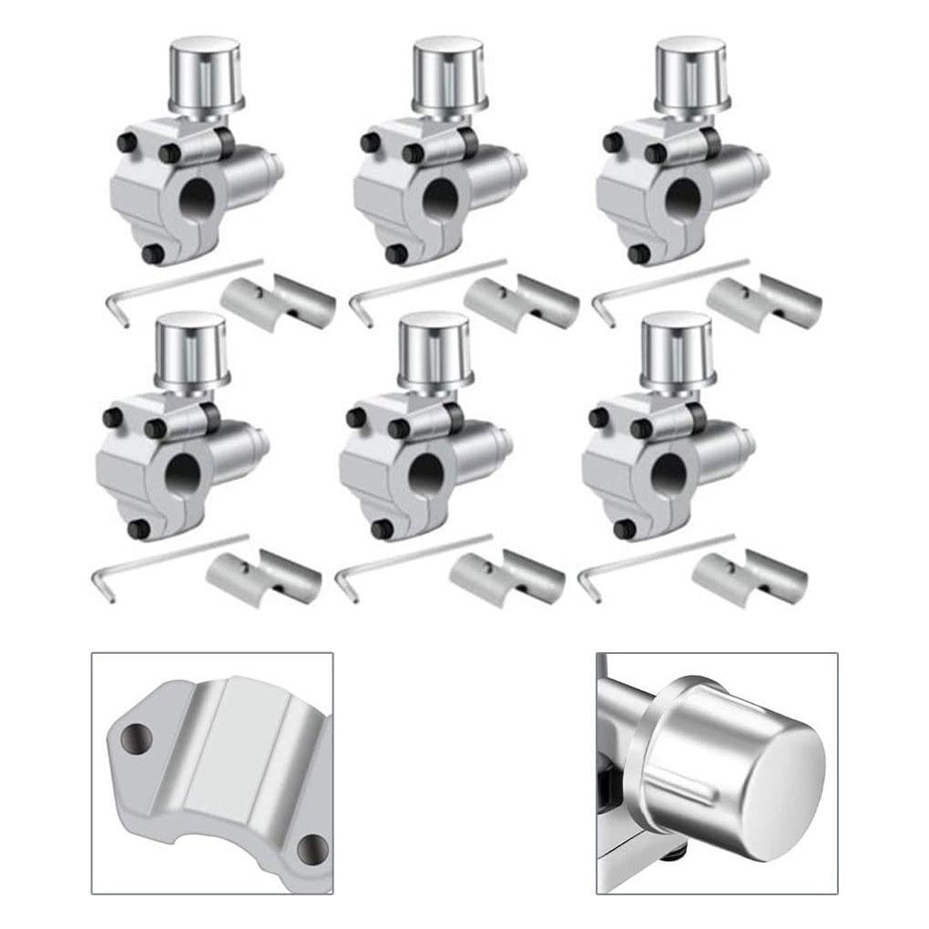 6 stykker Piercing Valve Line Tap Ventil Kit Piercing Valve Line Tap Valve Kit