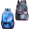 Music To Listening People Prints Luminous Backpack Colorful Schoolbag Unisex Bag