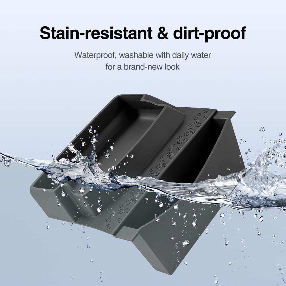 Heenvn Central Armrest Storage Box For Tesla Model 3 Y Highland Juniper Model Y L 2025 2026 Car Glasses Phone Storage Case Cover