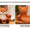 35cm Cute Fluffy Fox Plush Toy Soft Cartoon Orange Foxes Stuffed Doll Baby Appease Children Toys
