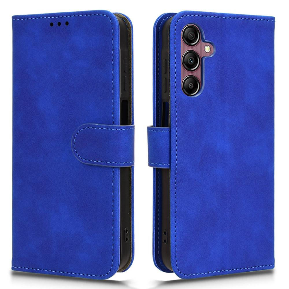 For Samsung Galaxy A15 4G Phone Case TPU+PU Leather Skin-touch Feeling Stand Phone Cover