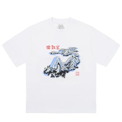 Palace Tričko Great Wall Of Tri-Na Bílé Unisex Top P27TS085
