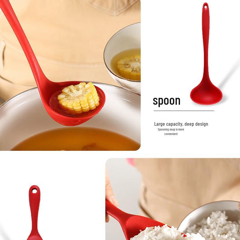 Denou Aililaide DN-265 Silicone Kitchen Utensil Set (5-Piece)