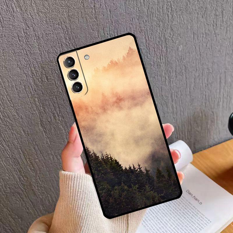 Forest Trees Mountain Phone Case For Samsung Galaxy S25 S26 Ultra S20 S21 S22 S23 S24 S10 Plus S24 FE S25 FE Cover