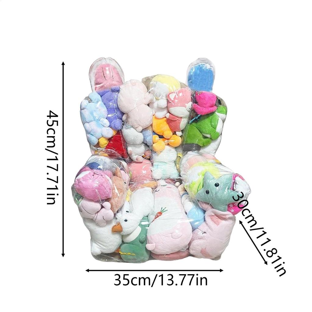 Bean Bag Cover Plush Toys Organizer Chair For Kids Organizer With Zipper For Classroom Corner Teachers Preschoolers Dorm Boys