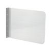 2pcs Sink Side Splash Guard Prevent Water Splashing Metal Guard for Kitchen Sink Accessories