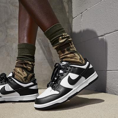 Nike Dunk Low Retro White Black Panda (Women's)
