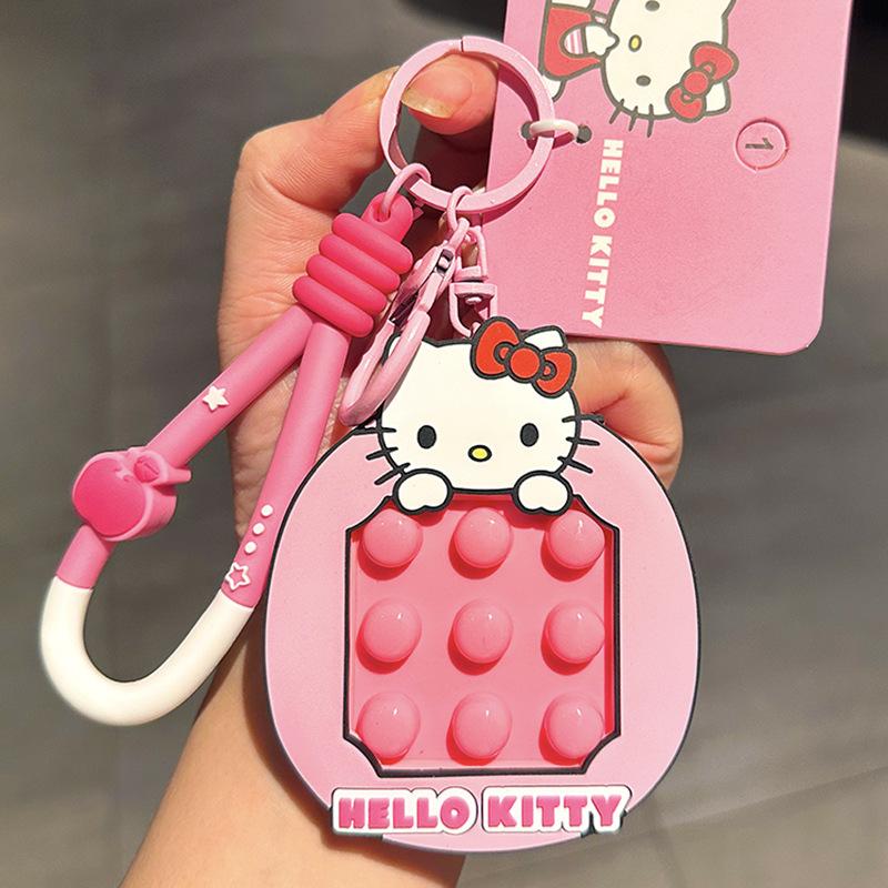 Santa Claus Keychain Christmas Small Gift Student Schoolbag Pendant Cartoon Christmas Tree Three-Dimensional Doll Pendant