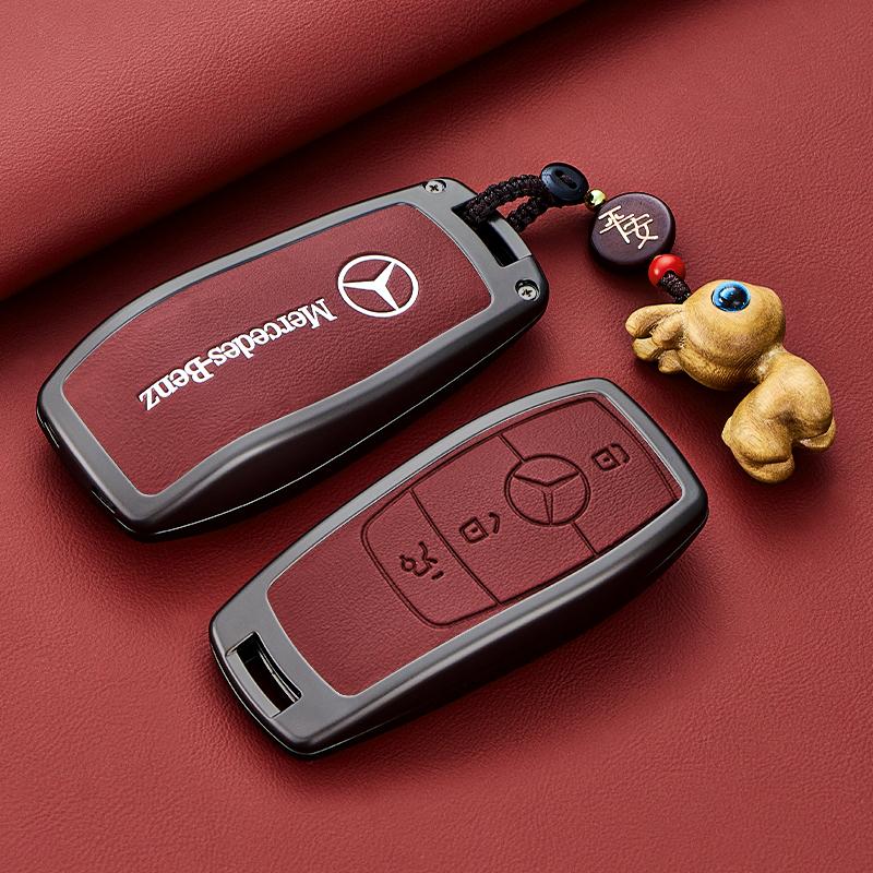 Key Fob Cover for Mercedes Benz EQS450 2024, Key Fob Case for Benz EQE350 S580 C300 C-ClassSmart key accessories ZK9