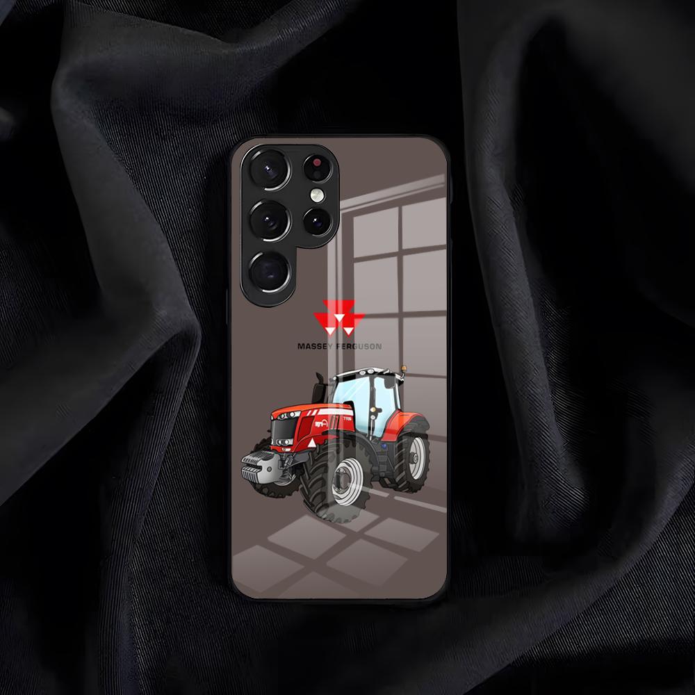 Massey Ferguson Phone Case For Samsung S26 S25 Edge S24 S23 S22 S21 S20 Ultra Plus FE Glass Cover