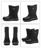 Unisex Steel Toe Safety Boots: Anti-smash, Anti-puncture, Water-repellent, Anti-scald, Ideal for Oilfield & Welding Work