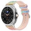 Błyszczący Dekor PU + Silikonowy Pasek do Samsung Galaxy Watch8 Classic 46mm / Watch8 44mm / 40mm Zamienny Pasek do Zegarka