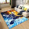 Tappeto Area Grande Anime Giapponese My Hero Academia, Tappeto per Soggiorno Camera da Letto Divano Zerbino Decorazione, Tappetino Antiscivolo per Bambini