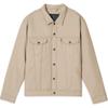 Levis Solid Color Simple Comfortable Loose Long Sleeve Cotton Jacket Men Jackets Beige A6086-0007