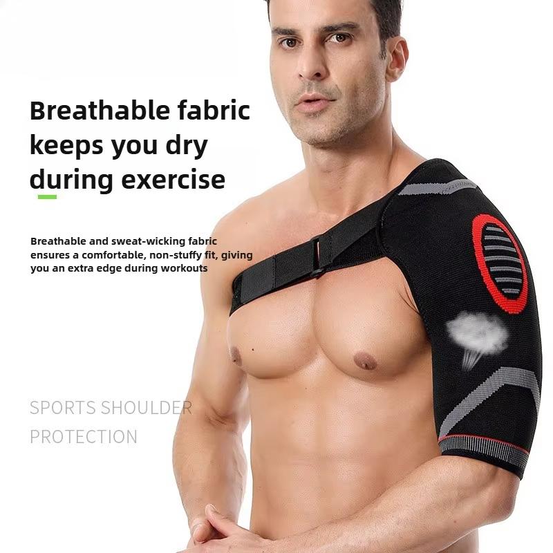 Oem 1pcs Adjustable Elastic Shoulder Strap Sports Strap Shoulder Pads Fitness Sprain Strain Fixed Compression Joint Brace