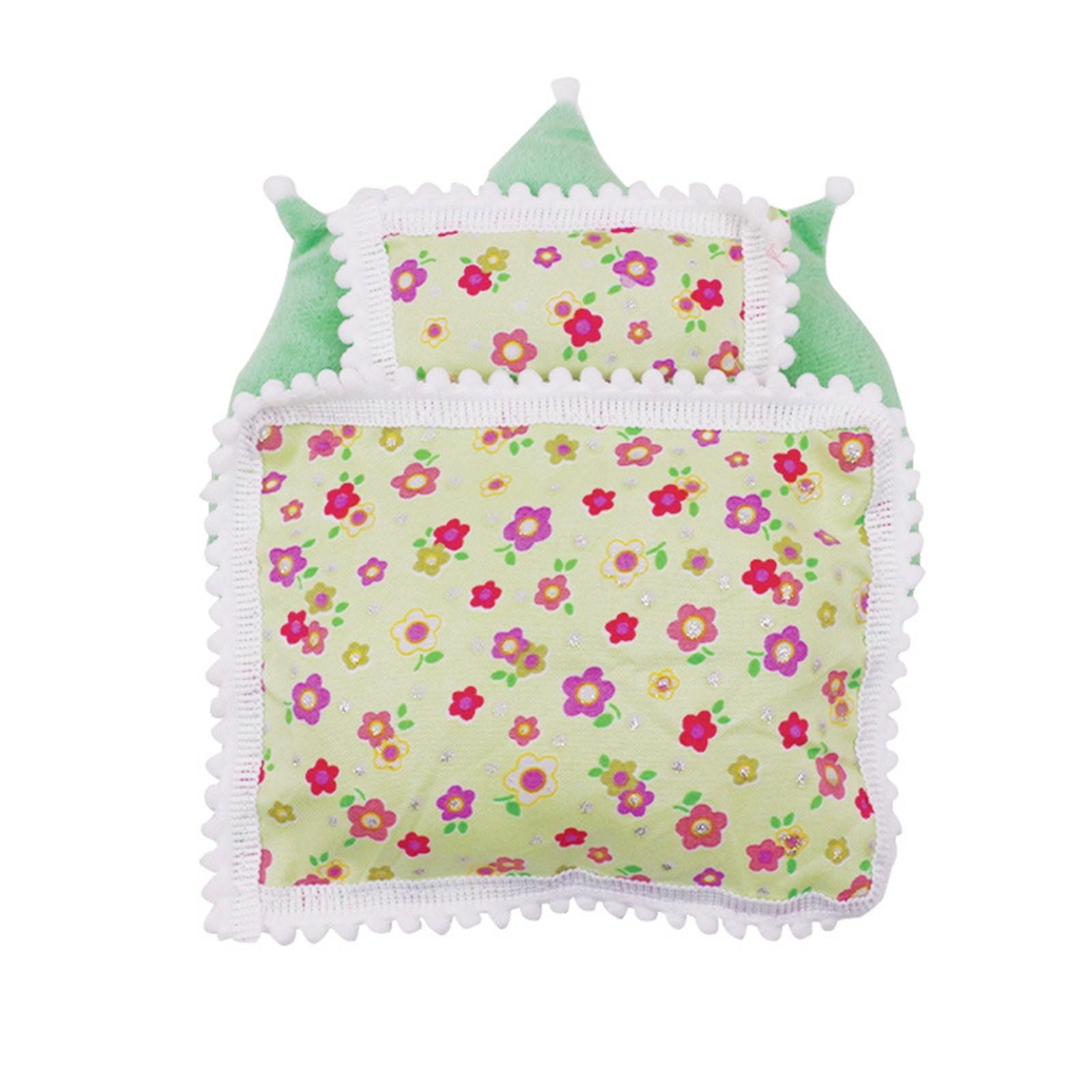 

Cute Plush Toy Accessories Sleeping Blanket Pillow Bed 3-piece Plush Toy One Size