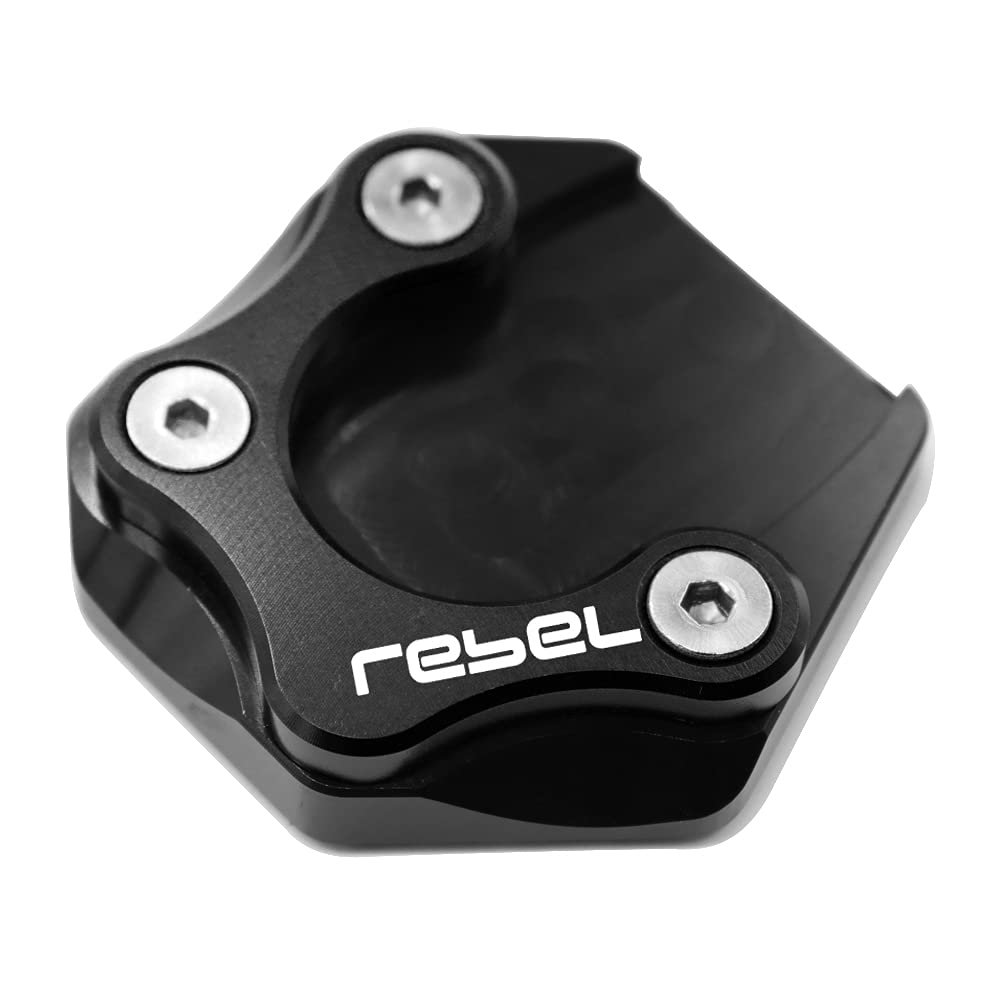 Honda rebel 250 rebel250 2017 2018 2019 2020 2021 accessories kickstand side stand extension extension extension plate pad rebel parts