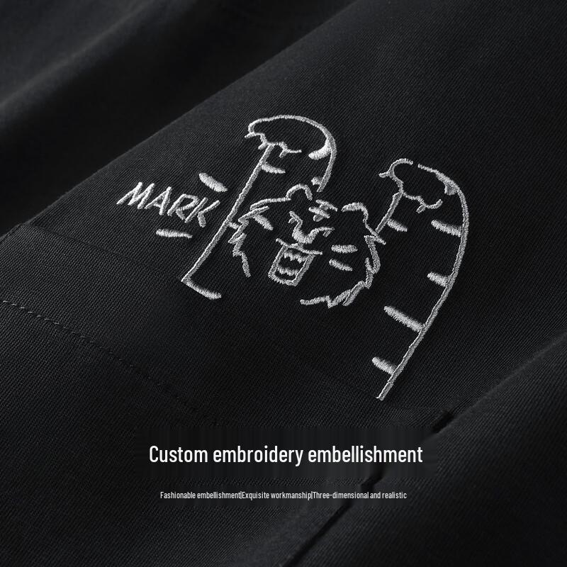 Mark Fairwhale Men's Embroidered Crew Neck T-Shirt