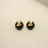 Retro Light Luxury 925 Silver Needle Stud Earrings: European & American Autumn/Winter Edition