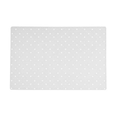 LONGDESIGN Silicone Placemat Heat Resistant Washable 30 X 45 Cm 1 Piece Stars White Non-slip