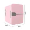 6L Car Mini Fridge Beauty Cosmetics Mask Makeup Skincare Refrigerator Semiconductor USB Heated Cooling Dormitory Refrigerator