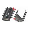 4Pin PWM Fan Hubs Splitters Speed Adjuster for PC Case Improve Cool Performances