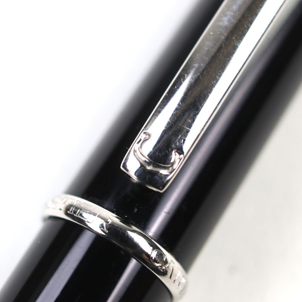 Great Cartier Ballpoint pen Diaboro de Cartier Logo engraved, blue gemstone Used