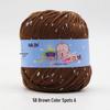 Pointillism Silk Fluff Yarn: Medium Thickness for Hand-Knitting Baby Sweaters, Scarves, and Bags.