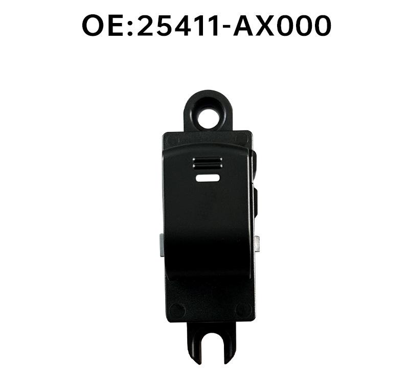 25411-AX000 Passenger Side Window Regulator Switch for Nissan Tiida, Livina, Sylphy, Qashqai, Junyi