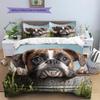Boxer Pattern Bedding Home Decoration Birthday Gift (1 * Duvet Cover + 2 * Pillowcase, Without Core)