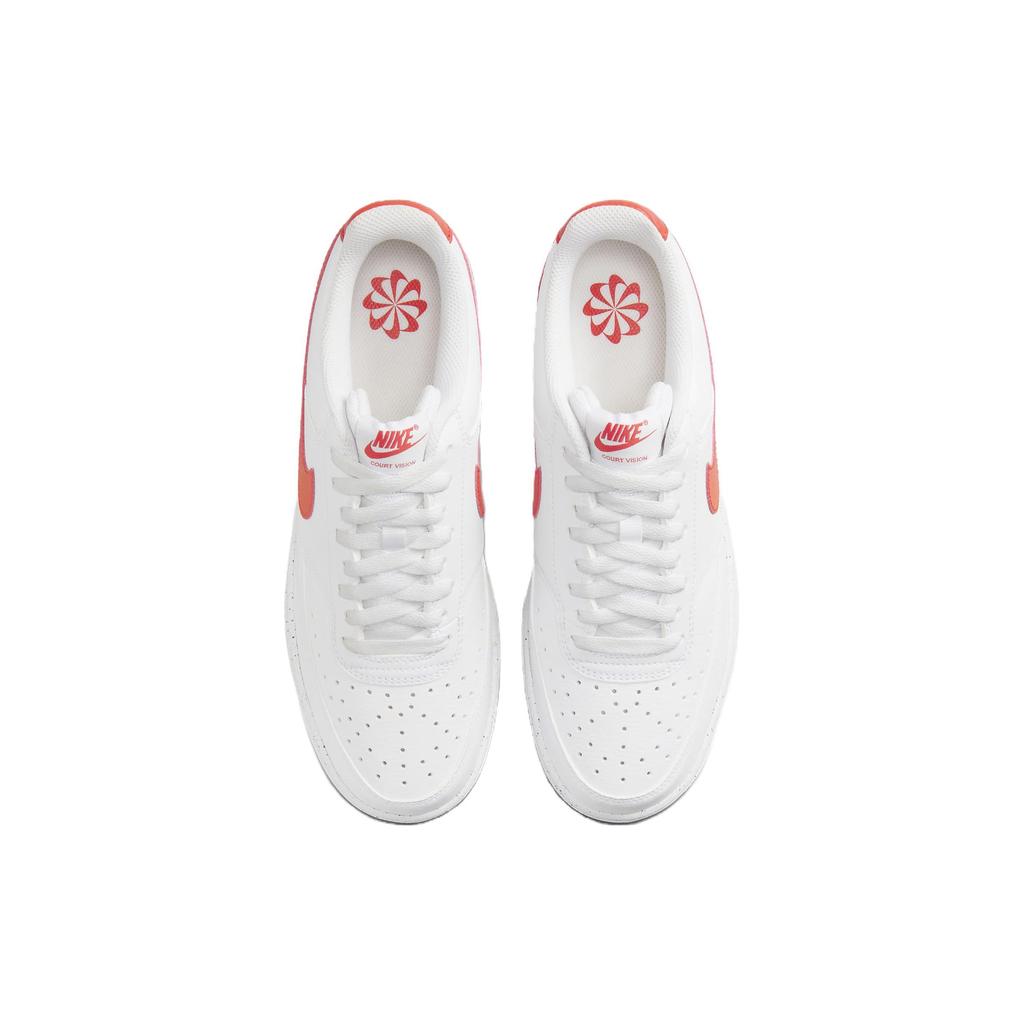 Nike Court Vision Low Next Nature White Picante Red Men Sneakers DH2987-108