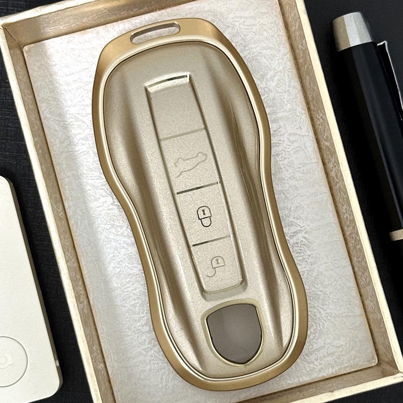 High-End Key Case for Porsche Panamera, Cayenne, Macan, and Taycan