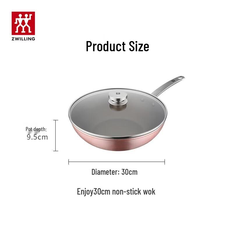

ZWILLING Enjoy Non-stick Wok with Lid, 30cm
