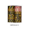 12 Rolls Caution Washi Tapes Set Decorative Paper Masking Tape Removable No Residue Stop / Attention / Keep Out Adhesive