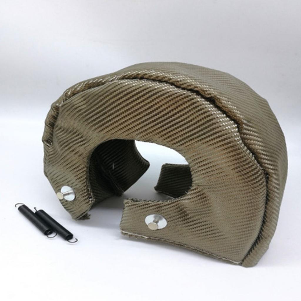 T3 T4 T6 Turbocharger Cover Wrap Blanket Heat Shield Barrier Cover T3 Turbo Heat Shield Cover Wrap Accessories silicone fiber