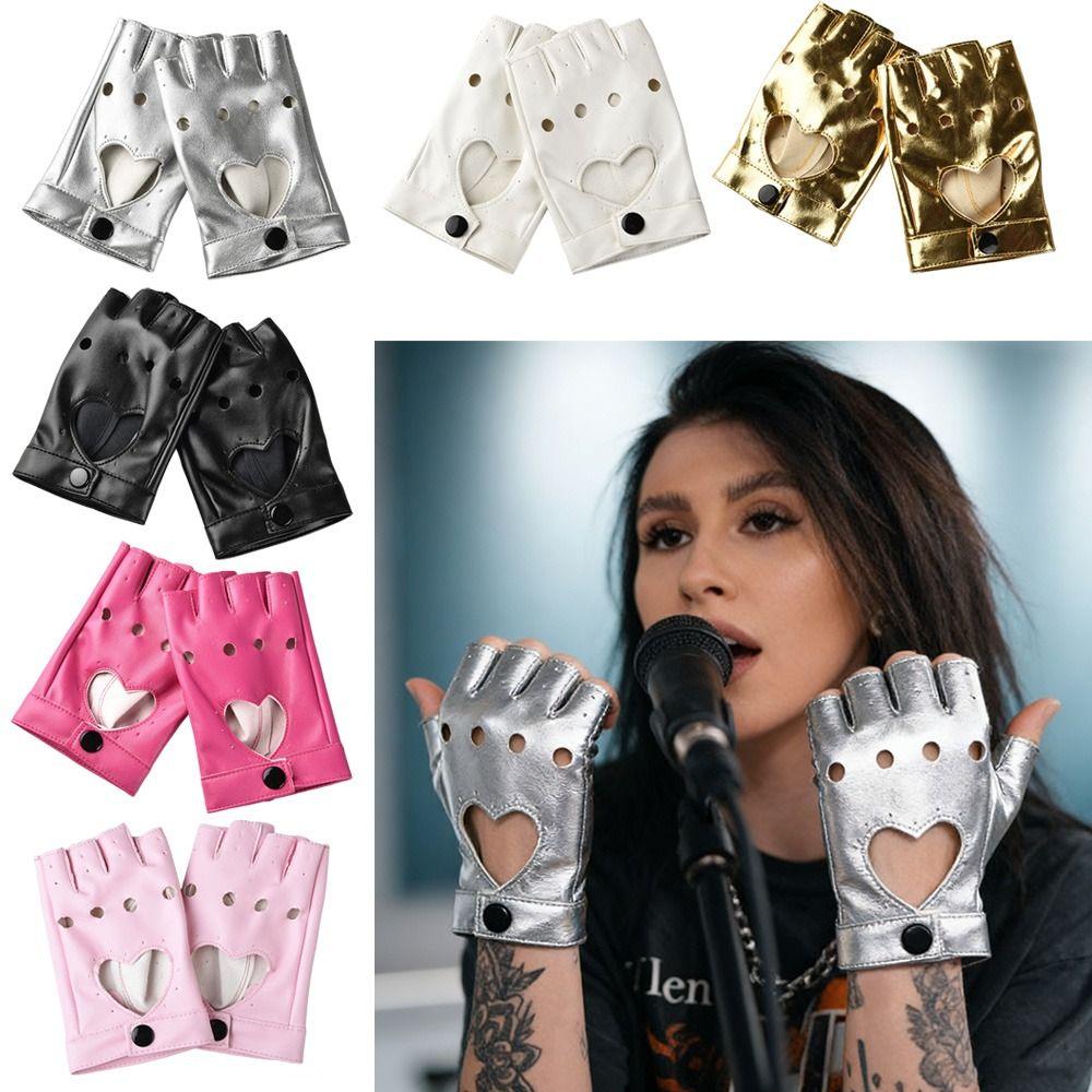Gothic Lolita Fingerless Dance Glove Jazz Style Performance Mittens New Fashion Dance Mittens