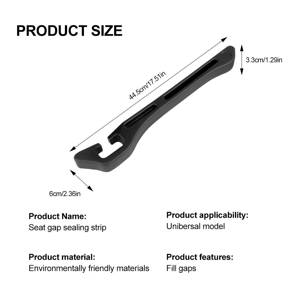 Universal Car Seat Gap Filler Organizer Side Seam Plug Strip PU Seat crevice storage Interior Accessories