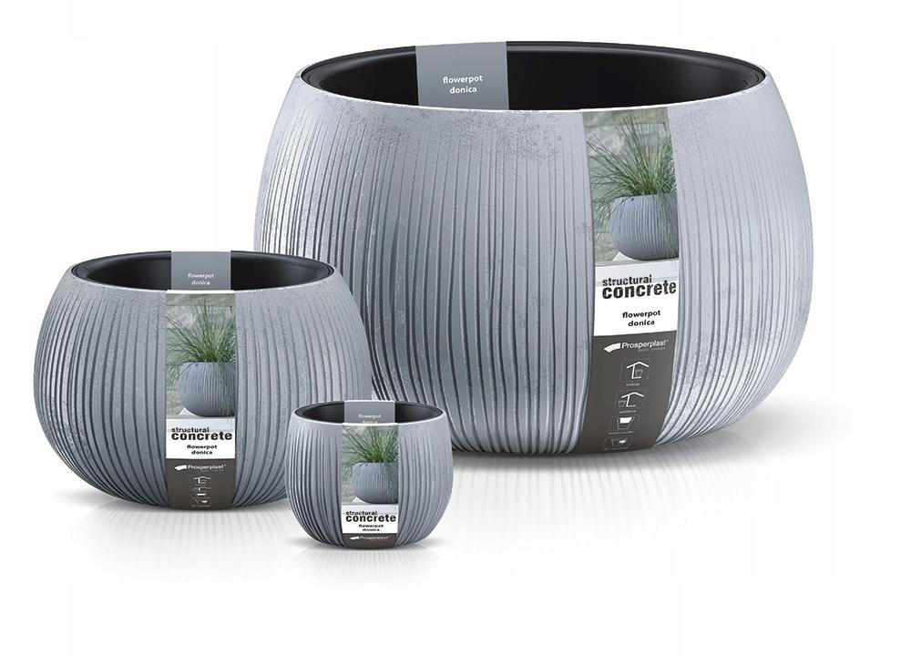 Beton Bowl DKB240 Ball Flowerpot with Insert | Beton