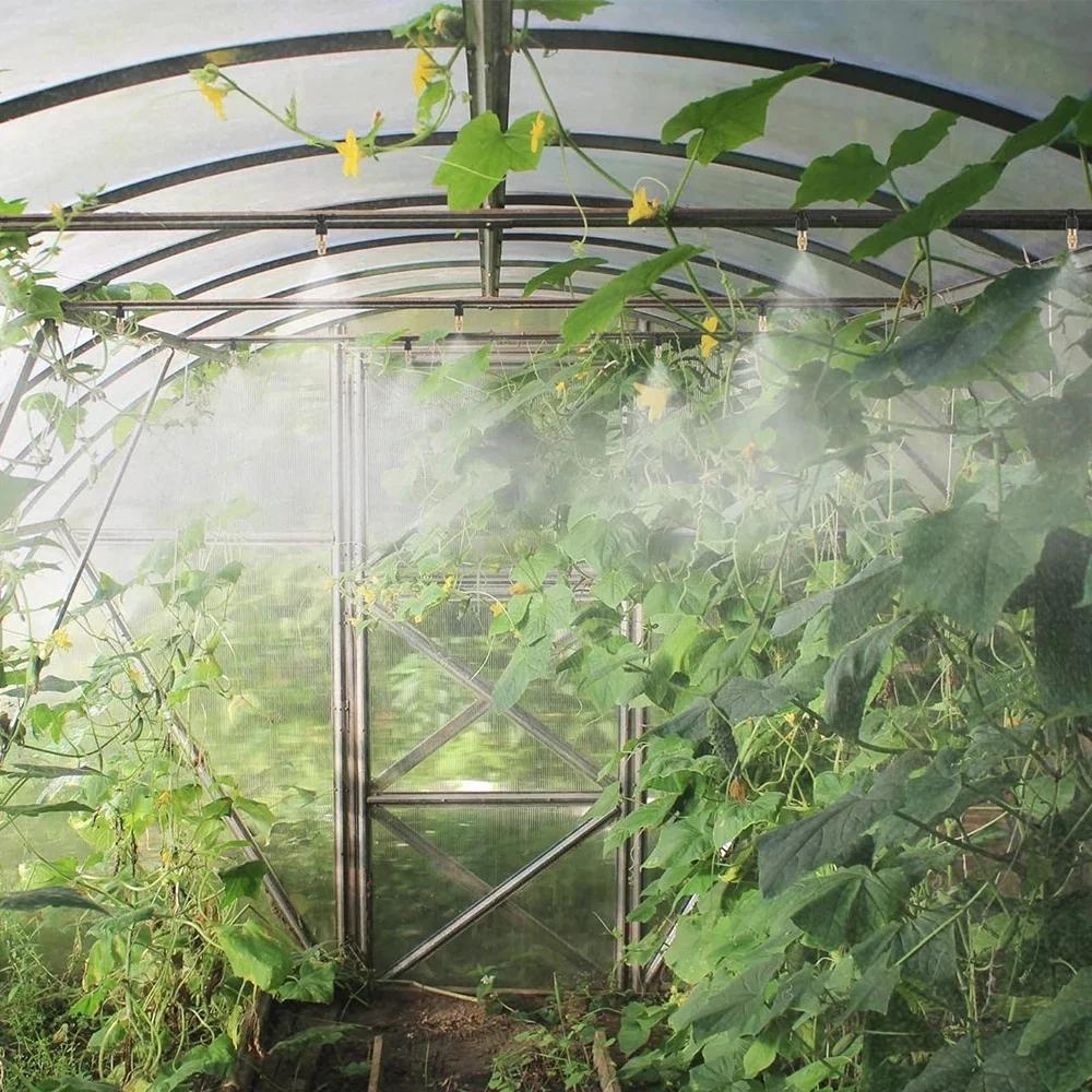 5pcs Automatic Watering System Household Atomizing Nozzle Plant Spraying Spray Dust Reduction Gardening Watering Timer Nozzle