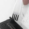 5pcs Shaver Brush Electric Razor Head Cleaning Trimmer Dust Remover Anti Static Nylon Bristles PP 8cm Handle Black Mini Cleaner
