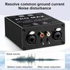 Multi-functional XLR Audio Isolator RCA Professional Audio Noise Filter 2 Way Passive Audio Isolator Accessories Live Broadcast