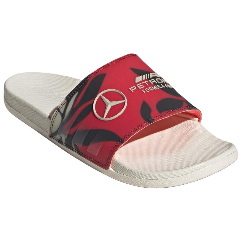 New Adidas Adilette Comfort Slides Mercedes AMG Petronas Formula One Team Turbo Aurora Ruby JQ1937