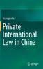 The Private International Law In China Book